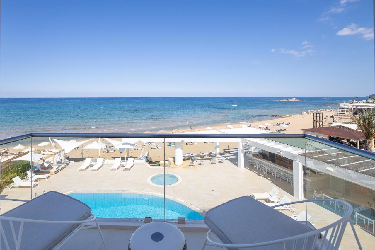 ماليا Akrogiali Beach Hotel Apartments المظهر الخارجي الصورة